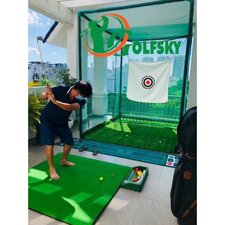 COMBO FULLSET KHUNG LỒNG + THẢM TẬP SWING & PUTTING GOLF TẠI NHÀ – GIẢI PHÁP TẬP LUYỆN HOÀN HẢO!