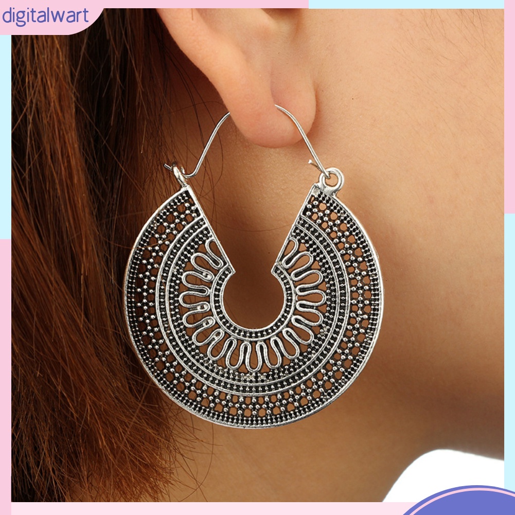 Hoa Tai Dạng Vòng Thời Trang Dành Cho Nữ