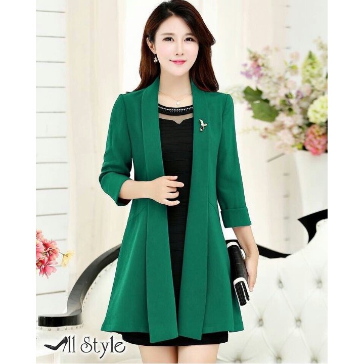 Áo khoác vest nữ form dài | BigBuy360 - bigbuy360.vn