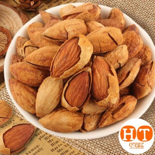 500g hạt hạnh nhân mỹ rang bơ thơm ngon giòn
