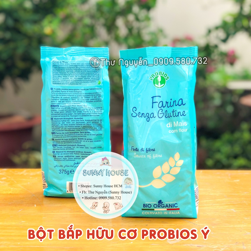 Bột Bắp (Ngô) Hữu Cơ 375g ProBios Ý