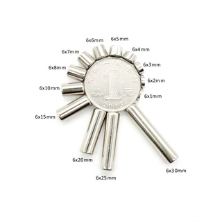 3 chiếc nam châm đất hiếm 6x30mm từ tính mạnh