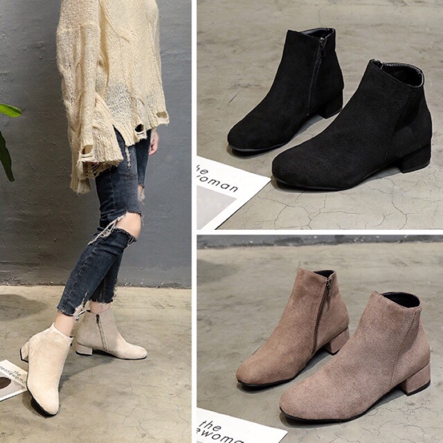Boot da lộn oder quãng châu 4cm