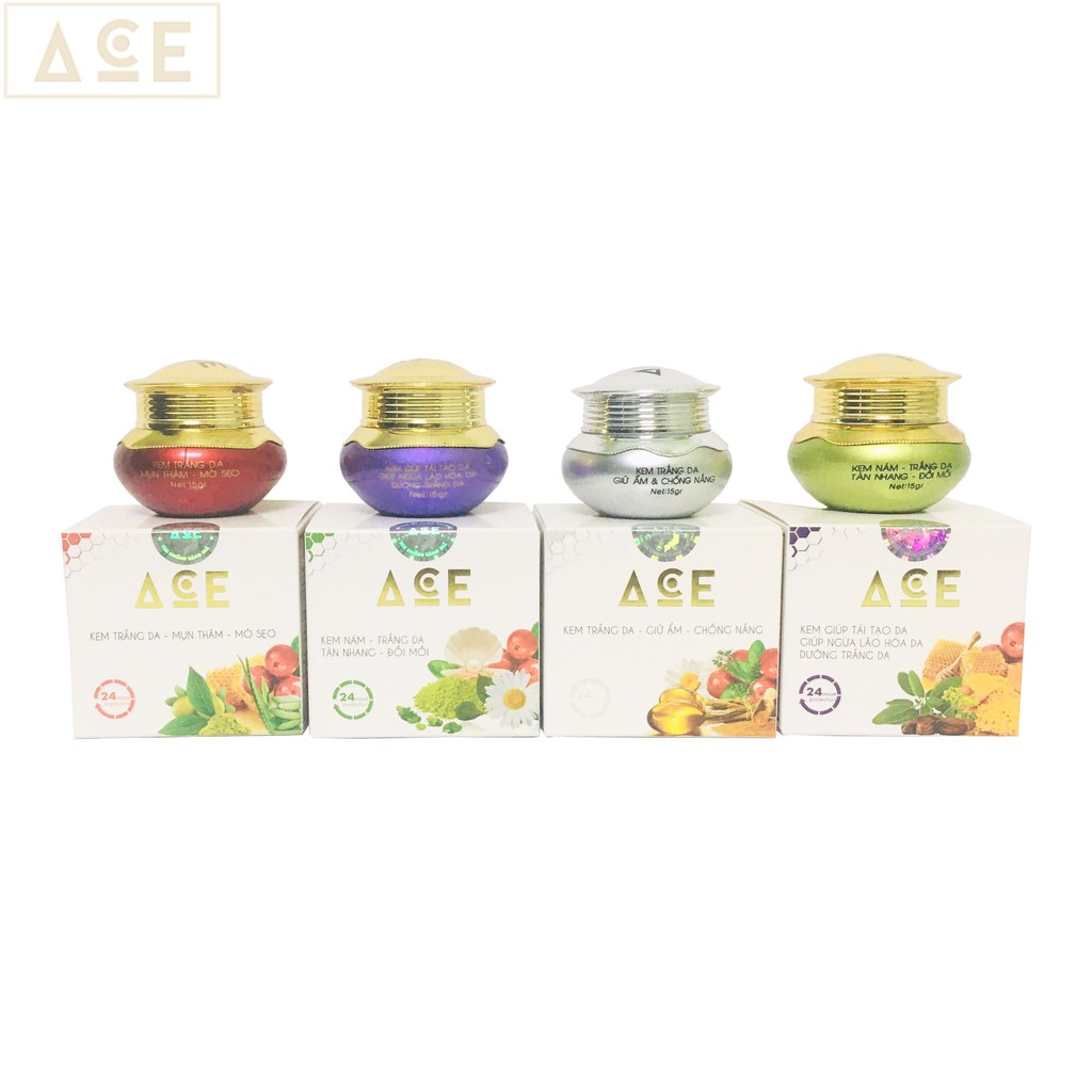 Kem ACE Mụn Thâm, Mờ Sẹo, Trắng Da (15g)