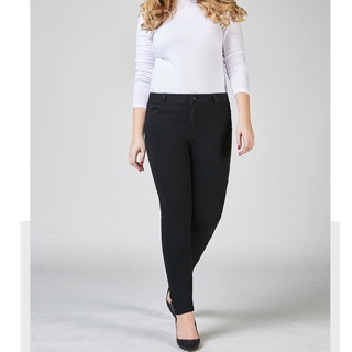 Quần jean thun big size màu đen trơn cổ điển size đại 65-100kg ( 34-36-38-40)