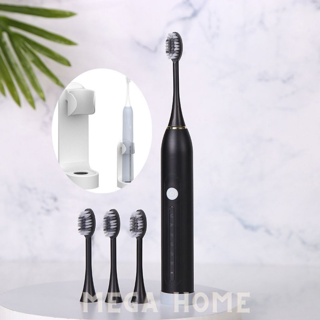 [Combo] Bàn chải điện sonic x7 và giá đỡ bàn chải, bàn chải đánh răng điện 6 chế độ - X7G