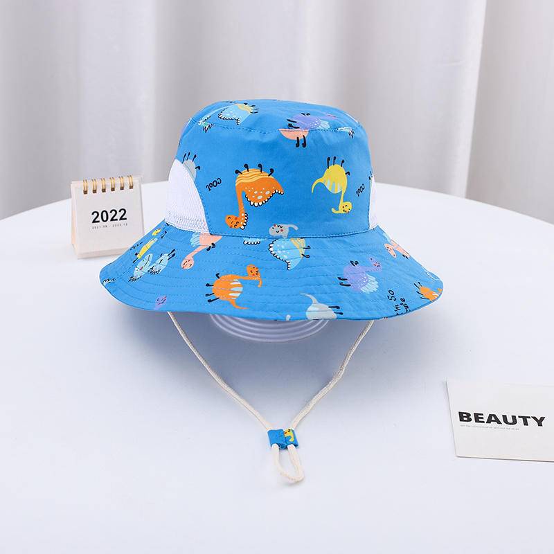 Nón Tai Bèo Chống Nắng Họa Tiết Khủng Long Hoạt Hình Dễ Thương Cho Các Bé