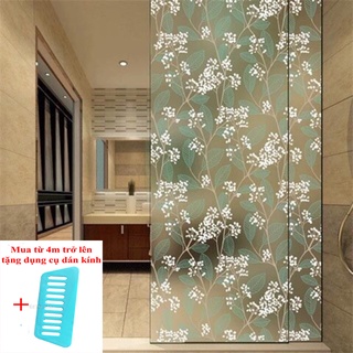 Giấy dán kính mờ khổ 90cm và khổ 45cm dài đặt theo số lượng x1m mã 9893