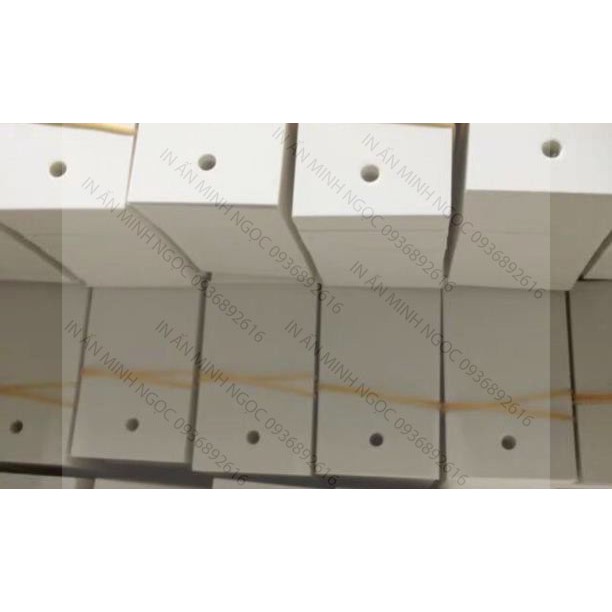 Nhãn mác tag giấy trắng trơn - khoảng 100 cái