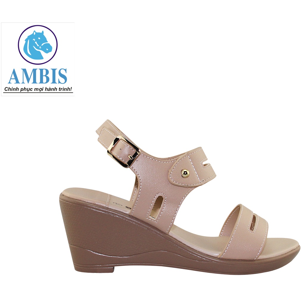 Dép sandal nữ đế xuống Bitas SYN.238_KEM