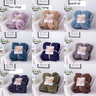 [GIÁ RẺ] Chăn lông cừu ULTIMATE loại dày 2 lớp mẫu mới nhất 2020 , được chọn mẫu , chăn lông cừu hàng đẹp chuẩn