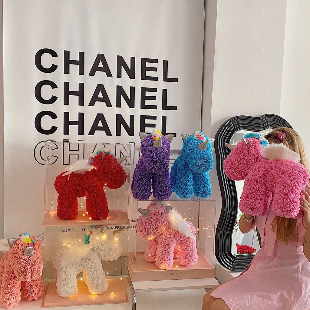 Hoa Hồng Kỳ Lân Vĩnh Cửu - Bear Shop