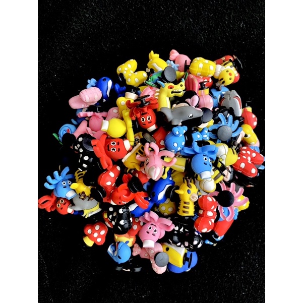jibbitz charm sticker 3d gắn dép