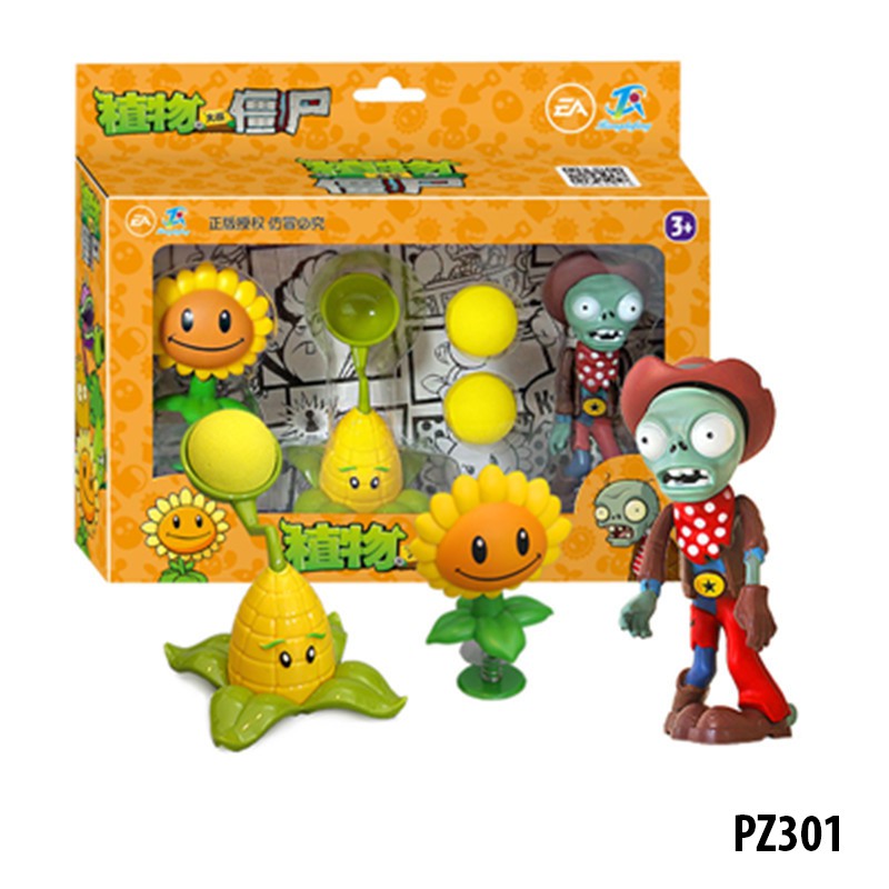 Đồ chơi hoa quả nổi giận Plantz vs Zombie - Bộ đồ chơi hoa quả ăn thịt người Plant and Zombie 2