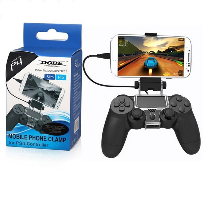 Giá đỡ điện thoại cho tay cầm chơi game PS4 Chính hãng Dobe -dc3901 - Hàng nhập khẩu