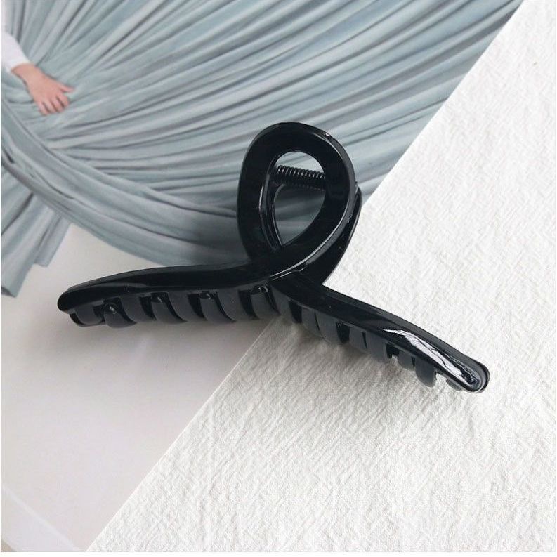 Kẹp tóc đuôi ngựa nhỏ bằng kim loại phong cách Hàn Quốc