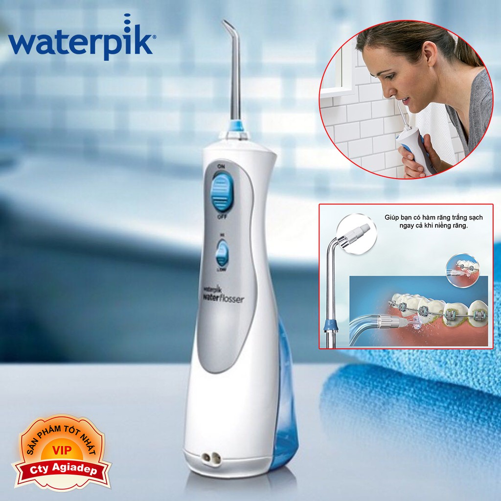 Máy tăm nước cầm tay Siêu xịn USA Waterpik danh tiếng toàn cầu WP450EC