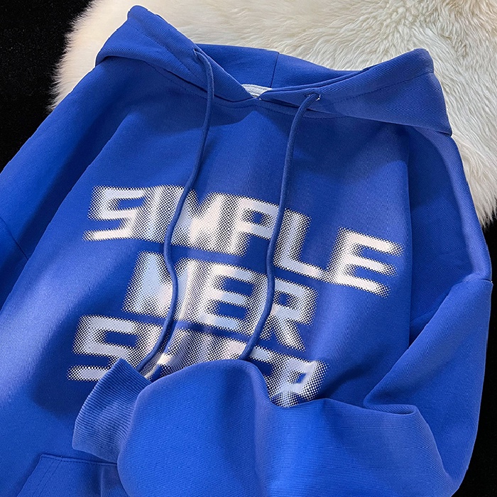 NRVP Áo Hoodie Tay Dài Oversize In Họa Tiết Phong Cách Hàn Quốc Kiểu Mới Cho Nam / Nữ