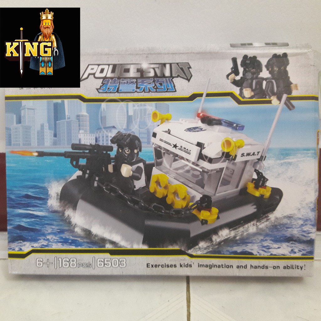 Set NON-LEGO HSANHE 6503 Tuần tra cảnh sát đặc biệt