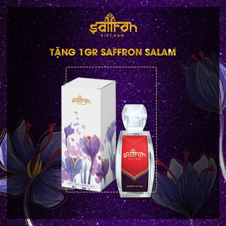 [Gift] Nhụy Hoa Nghệ Tây SAFFRON SALAM 1Gr