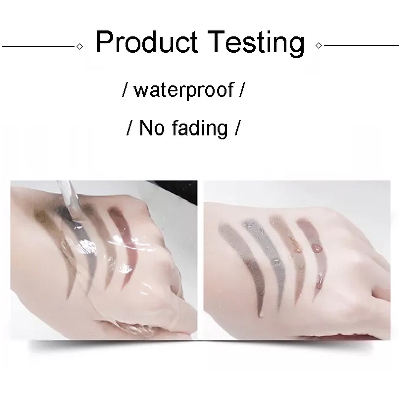 Bút Kẻ Lông Mày Bốn Đầu Chống Thấm Nước Tiện Lợi