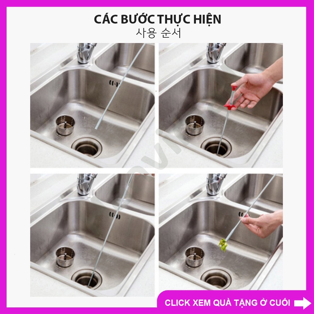 Cây Gắp Rác Thông Cống Thông Minh dài 61cm uốn cong dễ dàng