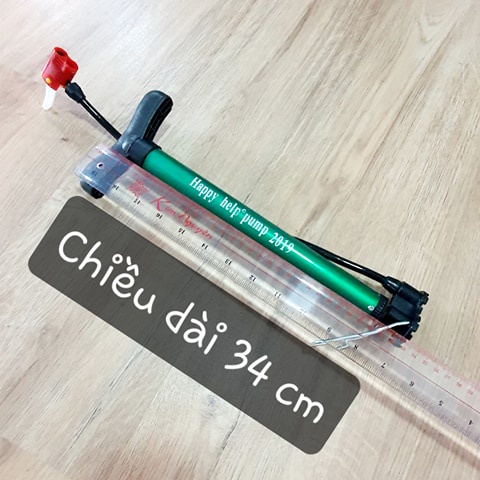 Ống Bơm Tay Mini Tiện Dụng Mang Theo Xe Tổng Chiều Dài 34cm Giao Hàng Màu Ngẫu Nhiên