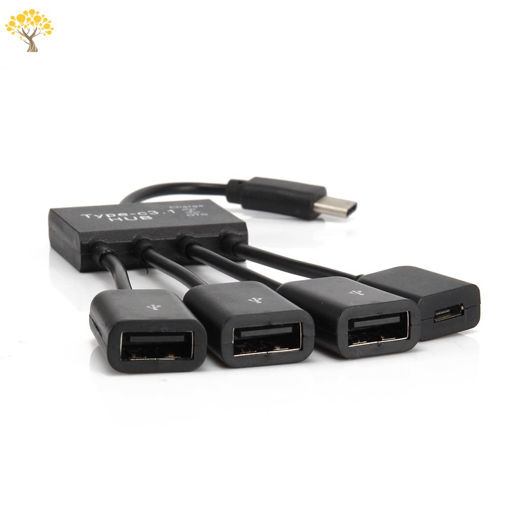 Dây Cáp Chuyển Đổi Usb 2.0 Loại C 4 Trong 1 Đa Năng