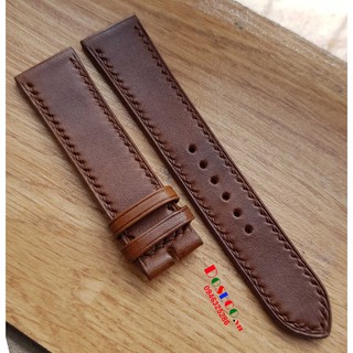 Phụ kiện đồng hồ - dây da bò Handmade cao cấp size 20mm