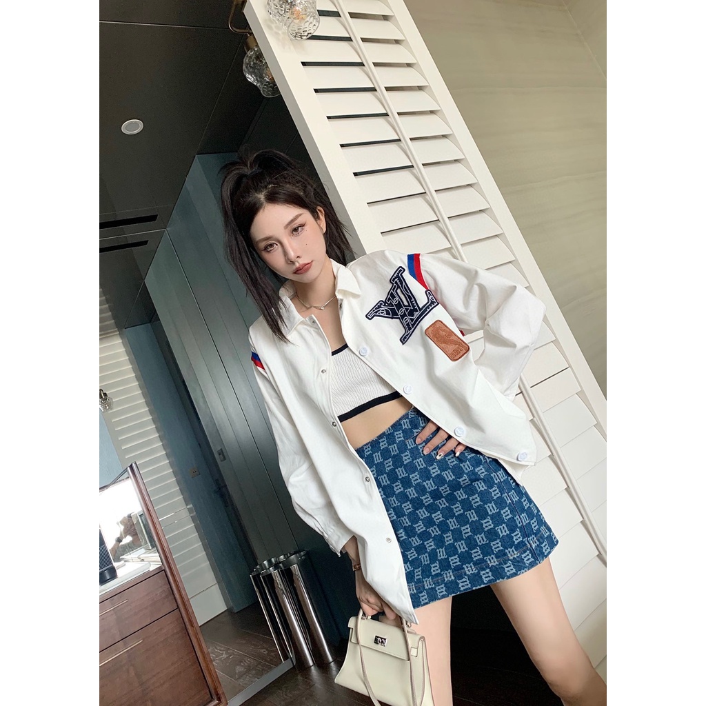 Áo sơ mi LouisVuitton x NBA1 Baseball FW21