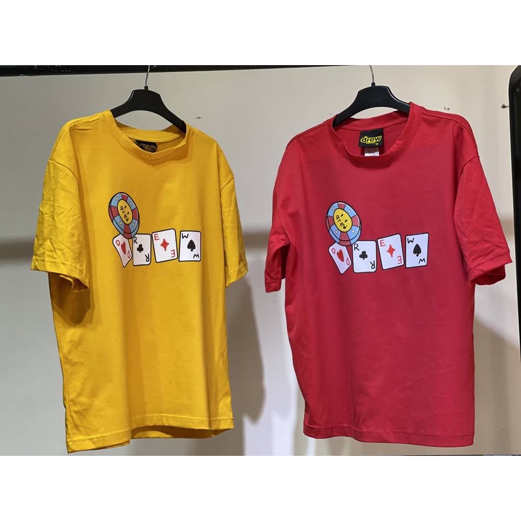 Áo thun tay lỡ unisex nam nữ form rộng drew house lá bài, phong cách hàn quốc chất cotton cực đẹp TPT SHOP 2022DR03