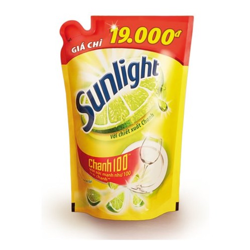 Nước rửa chén Sunlight Chanh 100 - túi 750g