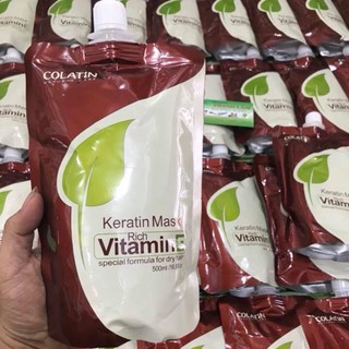 (Chính Hãng Giá Sỉ) HẤP TÚI COLATIN VITAMIN E - COLLAGEN MASK 500ML