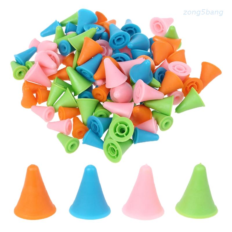 Set 100 Đầu Bọc Bảo Vệ Mũi Kim Đan Len Hình Nón Tiện Dụng