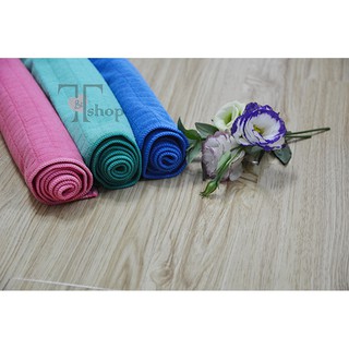 Combo 3 Khăn Lau Đa Năng Microfiber Homeinno Siêu Sạch Siêu Thấm Nhiều Kích Thước