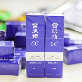 Kem trang điểm kose sekkisei white cc cream spf50/pa++++
