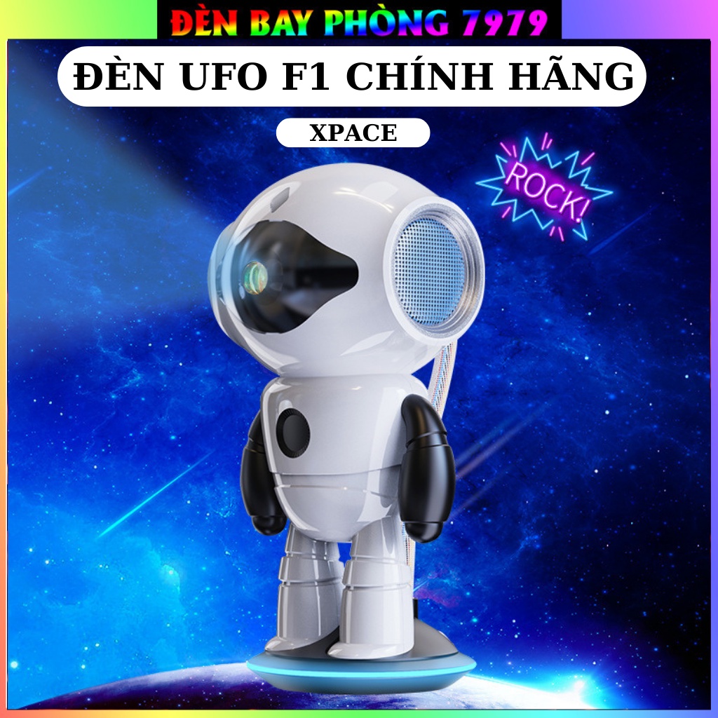 Đèn Phi Hành Gia Vũ Trụ Phong Cách UFO Độc Đáo Cho Bầu Trời Đầy Sao Dùng Cho Phòng Ngủ Hoặc Kết Hợp Với Đèn Laser Khác