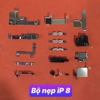 Bộ nẹp sắt trên main iphone 5 6 6s 7 7plus 8 8plus X, không kèm ốc