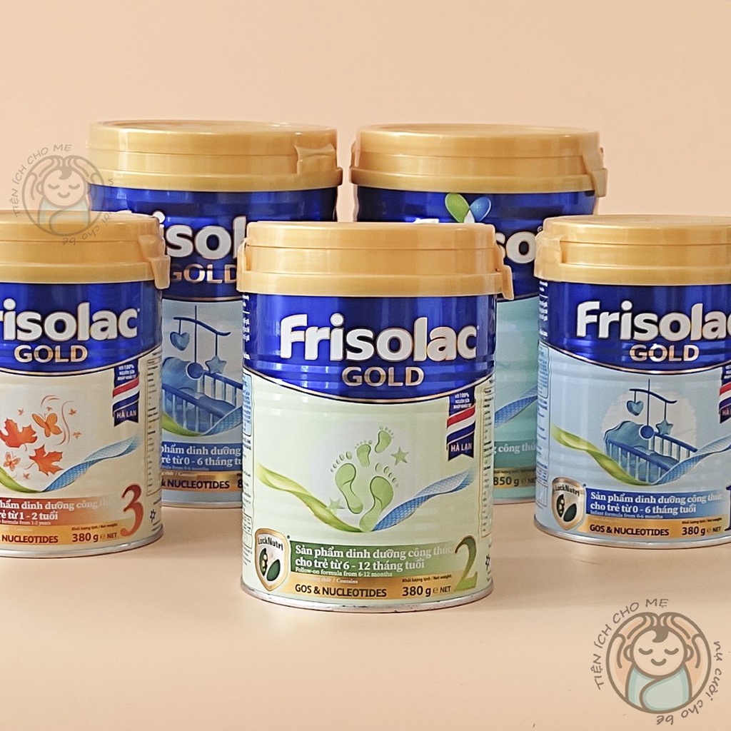 Sữa Friso/ Frisolac Gold số 1,2,3,4 hộp thiếc 800g/ 400g dành cho bé 0-2 tuổi