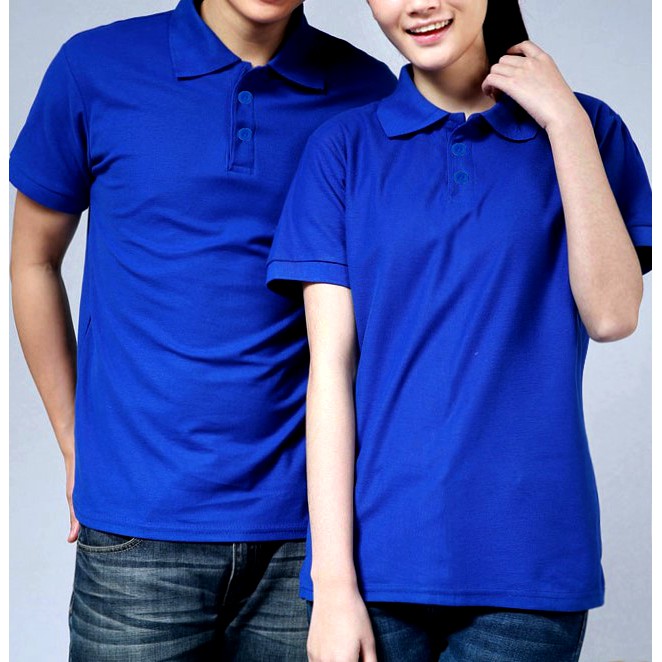 Áo Thun Có Cổ Cá Sấu 4 Chiều Andromeda Màu Xanh Dương Cho Nam và Nữ