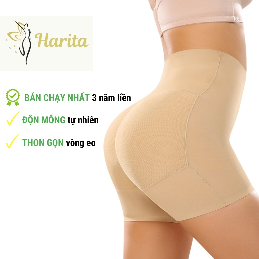 Quần độn mông nữ gen nịt giảm eo cạp cao dạng đùi Harita cao cấp xuất Nhật