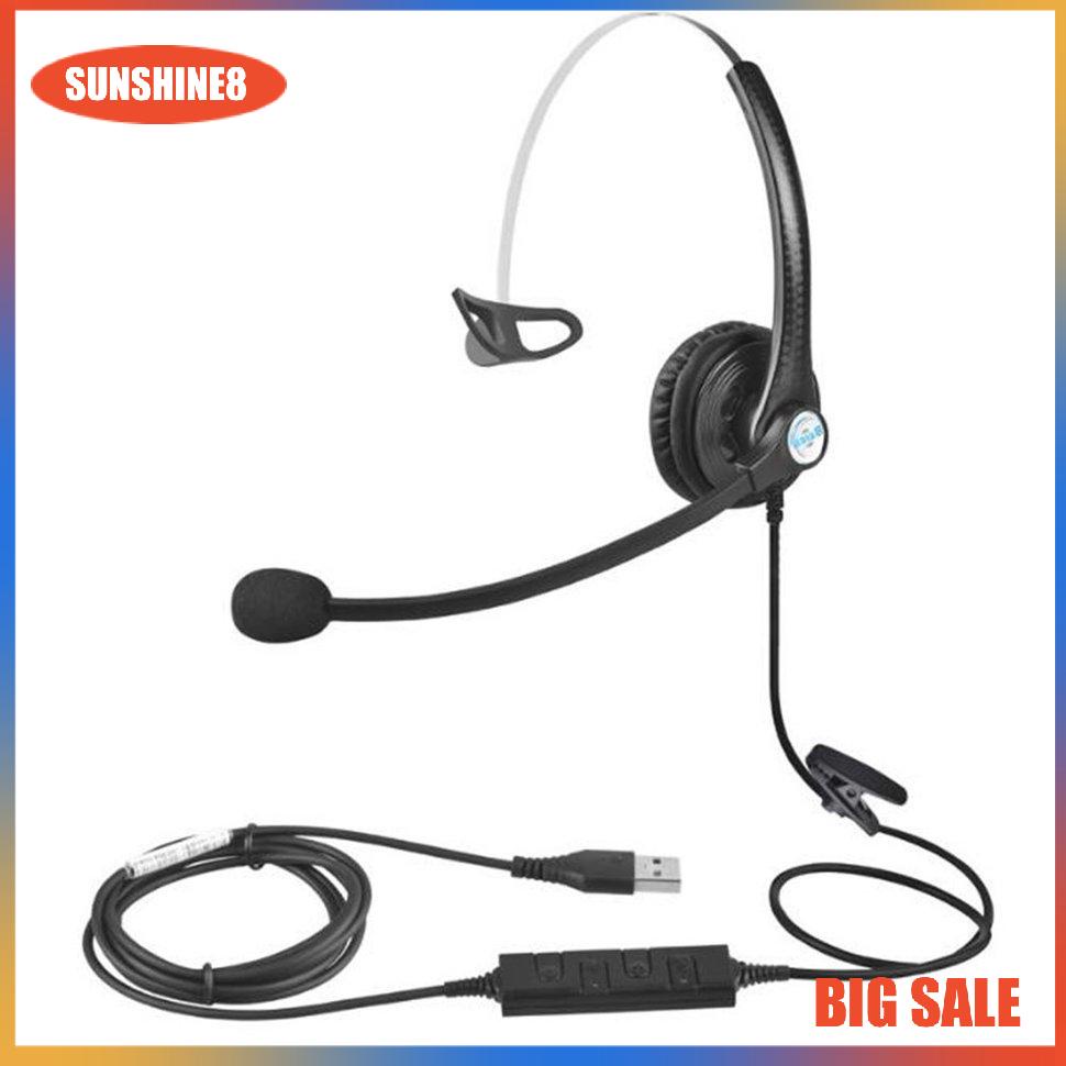 【SUN】[NEW]A16 Telephone Headset Call Centre Noise Headset Noise-Cancelling Headset Call