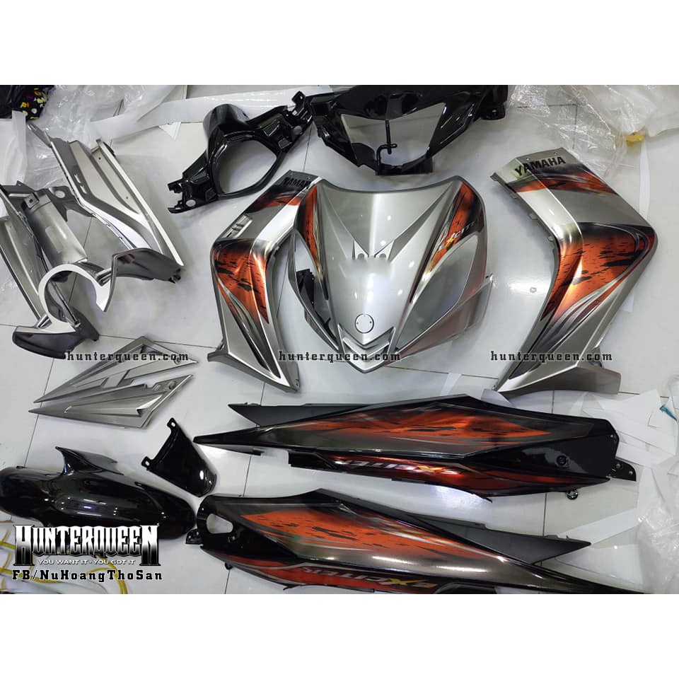 Tem xe Exciter 2009 đẹp - Tem 2006 cam đen - Kéo qua để xem thêm mẫu tem - Tùy chỉnh theo yêu cầu