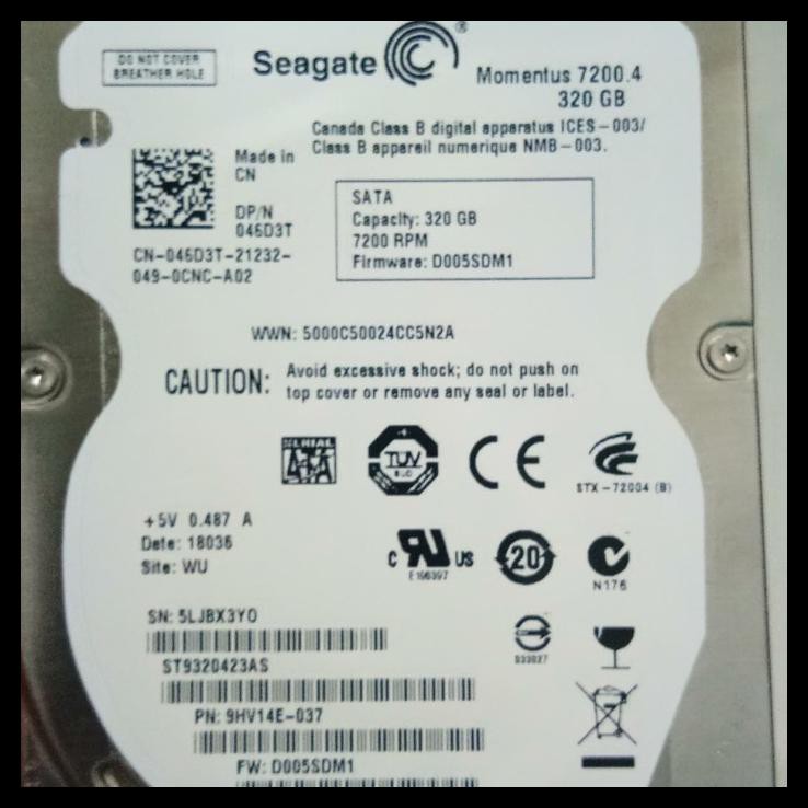 Ổ Cứng Trong Laptop / Notebook Seagate 2.5 "Inch 320gb Sata Mpd415 | BigBuy360 - bigbuy360.vn