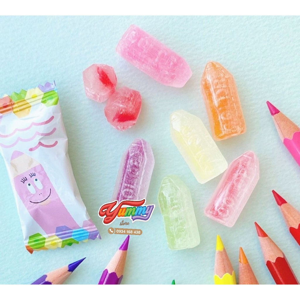🍥 Kẹo Trái Cây Hình Bút Chì Kanro
