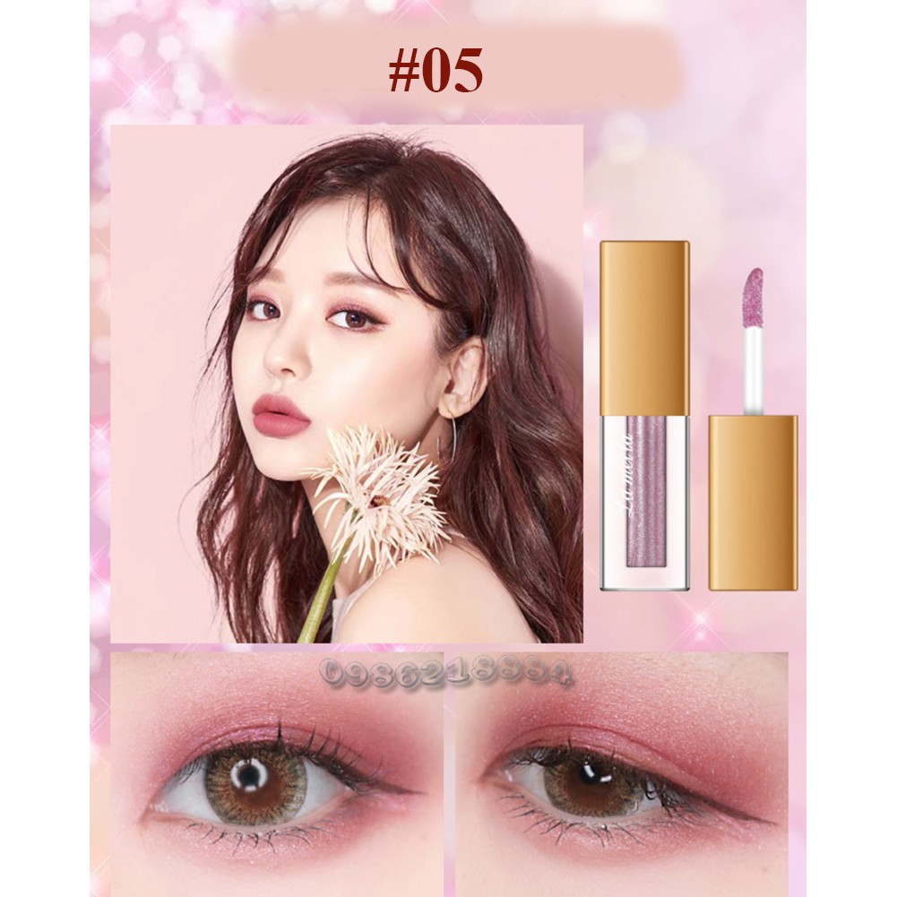 Nhũ mắt ánh kim lấp lánh Lameila Liquid Eye Shadow Nhũ mắt nội địa trung chính hãng LNM1