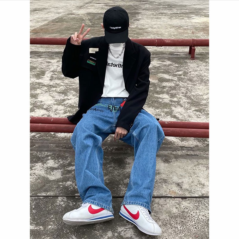 Sẵn Kem-XL(Hàng Đẹp) Ảnh thật 5 hình cuối-2W270.Áo blazer nam thời trang Unisex phong cách Hàn Quốc | BigBuy360 - bigbuy360.vn