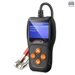 KONNWEI Professional Car Battery Tester (KW600) on Cranking System, Charging System 100-2000 CCA 220AH Auto Battery Load