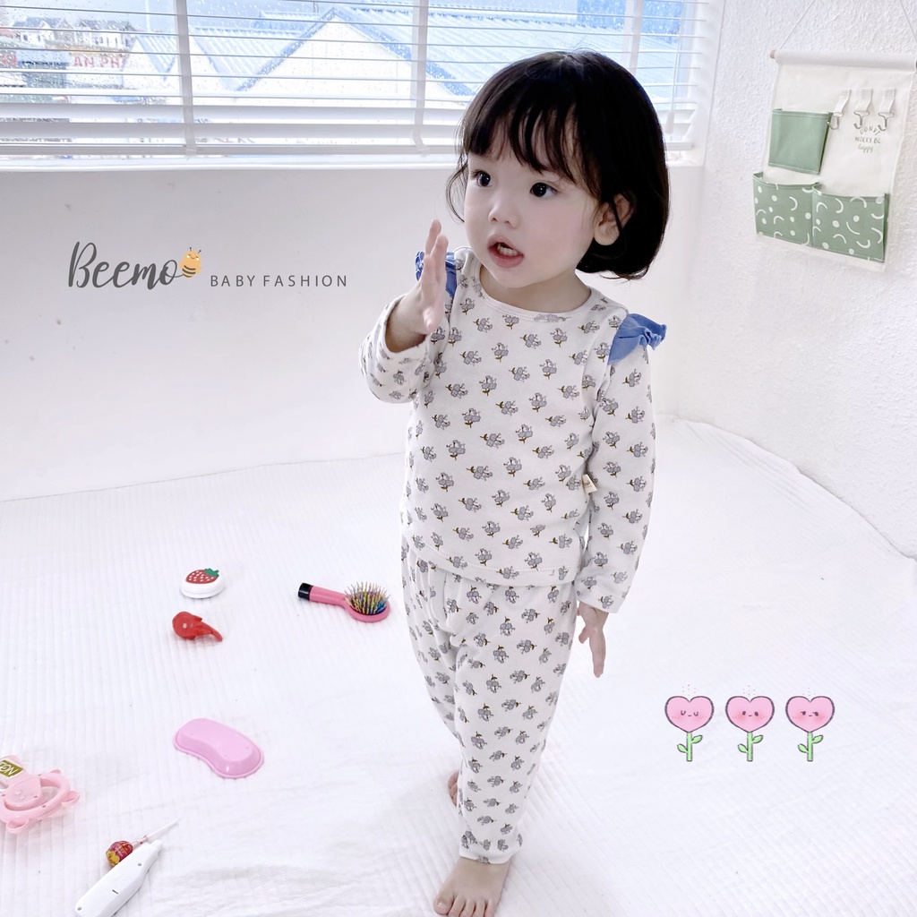 Bộ cánh tiên bé gái xinh xắn, bộ thu đông bé gái hàng đẹp bé gái Beemo