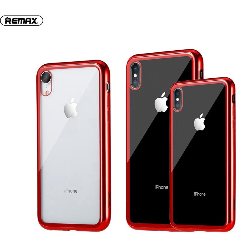 🌟CHÍNH HÃNG 🌟 Ốp lưng kính cường lực viền màu Remax , siêu đẹp iPHONE XR - LƯNG KÍNH VIỀN DẺO MÀU